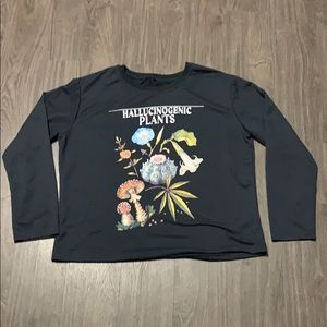 Letter & Plants Graphic Tee